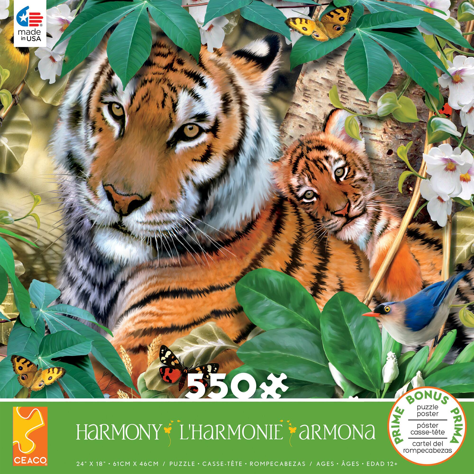 Assorted Animals 550-Piece Jigsaw Puzzle